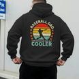 Baseball Dad Like A Regular Dad But Cooler Men's Hoodie Back Print Baseball Dad Like A Regular Dad But Cooler Men's Hoodie Back Print
