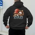 Baseball Dad Spectator Father's Day Game Day Youth Baseball Men's Hoodie Back Print Baseball Dad Spectator Father's Day Game Day Youth Baseball Men's Hoodie Back Print