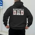 Baseball Dad Sport Happy Fathers Day Boys Kids Men's Hoodie Back Print Baseball Dad Sport Happy Fathers Day Boys Kids Men's Hoodie Back Print