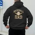 Baseball Dad Sports With Bats And Ball Graphic Men's Hoodie Back Print Baseball Dad Sports With Bats And Ball Graphic Men's Hoodie Back Print