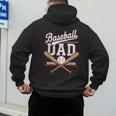 Baseball Dad Sports Lover Father's Day Father In Law Men's Hoodie Back Print Baseball Dad Sports Lover Father's Day Father In Law Men's Hoodie Back Print