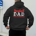 Baseball Dad Most Stressful Position On The Team Player Men's Hoodie Back Print Baseball Dad Most Stressful Position On The Team Player Men's Hoodie Back Print