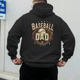 Baseball Dad Vintage Men's Hoodie Back Print Baseball Dad Vintage Men's Hoodie Back Print