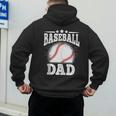 Baseball Dad Vintage Baseball Player Daddy Men Men's Hoodie Back Print Baseball Dad Vintage Baseball Player Daddy Men Men's Hoodie Back Print