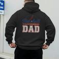 Baseball Dad Vintage Sports For Proud Fathers Men's Hoodie Back Print