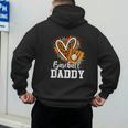 Baseball Daddy Fathers Day Men's Hoodie Back Print