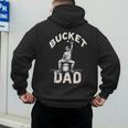 Bucket Dad Baseball Daddy Men's Hoodie Back Print Bucket Dad Baseball Daddy Men's Hoodie Back Print