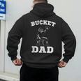 Bucket Dad Softball Dad Baseball Dad Catcher Men's Hoodie Back Print Bucket Dad Softball Dad Baseball Dad Catcher Men's Hoodie Back Print