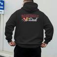 Cheer Baseball Dad My Favorite Cheerleader Calls Me Dad Red Men's Hoodie Back Print Cheer Baseball Dad My Favorite Cheerleader Calls Me Dad Red Men's Hoodie Back Print