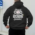 Class Of 2026 Senior Year Baseball Dad Senior 2026 Men's Hoodie Back Print