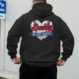 Daddy Of The Rookie Baseball Dad Retro Love Heart Birthday Men's Hoodie Back Print Daddy Of The Rookie Baseball Dad Retro Love Heart Birthday Men's Hoodie Back Print