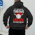 My Daughter Throws Harder Than Your Son Baseball Dads Men's Hoodie Back Print My Daughter Throws Harder Than Your Son Baseball Dads Men's Hoodie Back Print