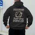 I Never Dreamed I'd Grow Up To Be A Sexy Baseball Dad Men's Hoodie Back Print