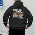 Father Fathers Day Baseball Lovers Baseball Dad Homerun Men's Hoodie Back Print Father Fathers Day Baseball Lovers Baseball Dad Homerun Men's Hoodie Back Print