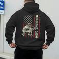 Fathers Day Baseball Dad Flag Dad Men Baseball Catcher Men's Hoodie Back Print Fathers Day Baseball Dad Flag Dad Men Baseball Catcher Men's Hoodie Back Print