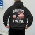 My Favorite Baseball Player Calls Me Papa Baseball Dad Men's Hoodie Back Print My Favorite Baseball Player Calls Me Papa Baseball Dad Men's Hoodie Back Print