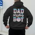 Ice Cream Baseball Dad Birthday Boy Drip Bat Sweet Baseball Men's Hoodie Back Print