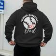 The Last Home Run Season Senior Baseball Dad 2025 2 SIDES Men's Hoodie Back Print