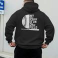 Proud Baseball Dad Fan My Heart Is On That Baseball Field Men's Hoodie Back Print Proud Baseball Dad Fan My Heart Is On That Baseball Field Men's Hoodie Back Print