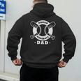 Proud Baseball Dad Baseball Dad Men's Hoodie Back Print Proud Baseball Dad Baseball Dad Men's Hoodie Back Print