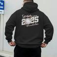 Proud Father Of A 2025 Senior Baseball Dad Graduation Men's Hoodie Back Print Proud Father Of A 2025 Senior Baseball Dad Graduation Men's Hoodie Back Print