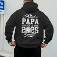 Proud Papa Of A 2025 Senior Graduate Baseball Dad Men's Hoodie Back Print