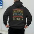 Raising Champions One Game At A Time Proud Baseball Dad Men's Hoodie Back Print Raising Champions One Game At A Time Proud Baseball Dad Men's Hoodie Back Print