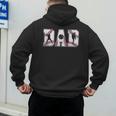 Retro Baseball Dad Daddy Father Happy Fathers Day Men Guys Men's Hoodie Back Print Retro Baseball Dad Daddy Father Happy Fathers Day Men Guys Men's Hoodie Back Print