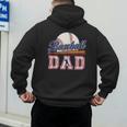 Retro Baseball Dad Father's Day Men's Hoodie Back Print Retro Baseball Dad Father's Day Men's Hoodie Back Print