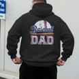 Retro Baseball Dad Happy Fathers Day For Men Sports Lovers Men's Hoodie Back Print Retro Baseball Dad Happy Fathers Day For Men Sports Lovers Men's Hoodie Back Print