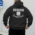 Senior 2025 Baseball Dad Baseball Class Of 2025 Graduation Men's Hoodie Back Print Senior 2025 Baseball Dad Baseball Class Of 2025 Graduation Men's Hoodie Back Print