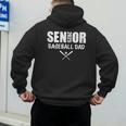 Senior Baseball Dad 2025 Team Parent Helper Class Of 2025 Men's Hoodie Back Print