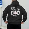 Senior Baseball Dad Class Of 2025 Senior Dad Graduation 2025 Men's Hoodie Back Print Senior Baseball Dad Class Of 2025 Senior Dad Graduation 2025 Men's Hoodie Back Print