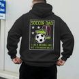 Soccer Dad Like A Baseball Dad But With Bigger Balls Men's Hoodie Back Print Soccer Dad Like A Baseball Dad But With Bigger Balls Men's Hoodie Back Print