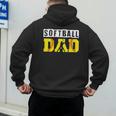 Softball Dad Like A Baseball Dad Definition Men's Hoodie Back Print Softball Dad Like A Baseball Dad Definition Men's Hoodie Back Print