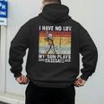 My Son Plays Baseball I Have No Life Baseball Dad Fun Men's Hoodie Back Print My Son Plays Baseball I Have No Life Baseball Dad Fun Men's Hoodie Back Print