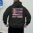 That's My Son Out There Baseball Dad For Men 4th Of July Men Men's Hoodie Back Print That's My Son Out There Baseball Dad For Men 4th Of July Men Men's Hoodie Back Print