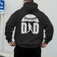 Vintage Baseball Dad Clothing Daddy Father's Day Men's Hoodie Back Print Vintage Baseball Dad Clothing Daddy Father's Day Men's Hoodie Back Print