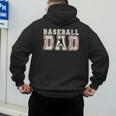 Vintage Baseball Dad Men's Hoodie Back Print Vintage Baseball Dad Men's Hoodie Back Print