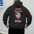 Vintage I'm Not Yelling This Is My Baseball Dad Voice Men's Hoodie Back Print Vintage I'm Not Yelling This Is My Baseball Dad Voice Men's Hoodie Back Print