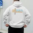 1 Dad Baseball Ice Cream Drip Fathers Day Baseball Daddy Premium Men's Hoodie Back Print 1 Dad Baseball Ice Cream Drip Fathers Day Baseball Daddy Premium Men's Hoodie Back Print