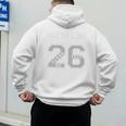 BASEBALL DAD CLASS OF 2026 BASEBALL DAD 26 SWAG CLASS 26 Premium Men's Hoodie Back Print BASEBALL DAD CLASS OF 2026 BASEBALL DAD 26 SWAG CLASS 26 Premium Men's Hoodie Back Print