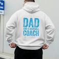 Baseball Dad Coach Father's Day Raglan Baseball Tee Men's Hoodie Back Print Baseball Dad Coach Father's Day Raglan Baseball Tee Men's Hoodie Back Print