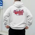 Baseball Dad Coach Baseball Baseball Premium Men's Hoodie Back Print