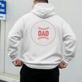 Baseball Dad Father Family Matching Premium Men's Hoodie Back Print