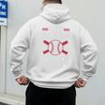 Baseball Dad Father Homerun Fathers Day Baseball Lovers Premium Men's Hoodie Back Print Baseball Dad Father Homerun Fathers Day Baseball Lovers Premium Men's Hoodie Back Print