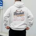 Baseball Dad Father's Day Sports Baseball Lover Premium Men's Hoodie Back Print Baseball Dad Father's Day Sports Baseball Lover Premium Men's Hoodie Back Print