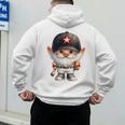 Baseball Dad Gnome For Baseball Lover With Winner Trophy Premium Tri-Blend Men's Hoodie Back Print Baseball Dad Gnome For Baseball Lover With Winner Trophy Premium Tri-Blend Men's Hoodie Back Print