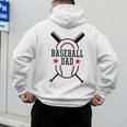 Baseball Dad Happy Fathers Day Wife Daughter Son Game Day Men's Hoodie Back Print Baseball Dad Happy Fathers Day Wife Daughter Son Game Day Men's Hoodie Back Print