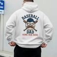 Baseball Dad Home Run Hero For Sports Dad Coach Men's Hoodie Back Print Baseball Dad Home Run Hero For Sports Dad Coach Men's Hoodie Back Print
